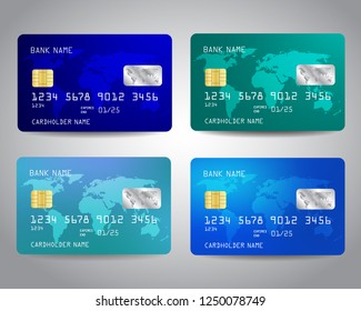 9,296 Atm card template Images, Stock Photos & Vectors | Shutterstock