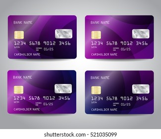 3,531 Purple credit card design Images, Stock Photos & Vectors