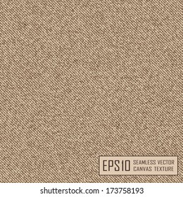 Realistic diagonal texture of burlap, canvas. Beige, brown.