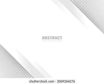 realistisches diagonales weißes Papier, abstrakter Hintergrund und Schatten