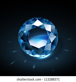 Realistic Diamond Vector