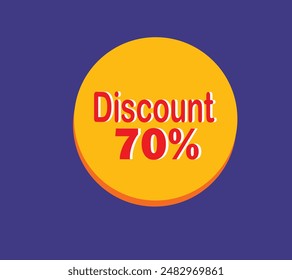Realistic Discount Tag Vector Illustration