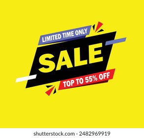 Realistic Discount Tag Vector Illustration