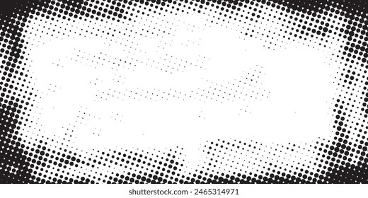 Realistic distressed edge paper texture overlay for album cover art vector mockup. Subtle worn edge aged look for album art