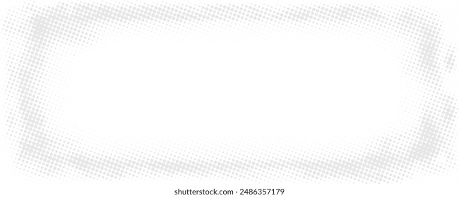 Realistic distressed edge paper texture overlay for album cover art vector mockup. Subtle worn edge aged look for album art	