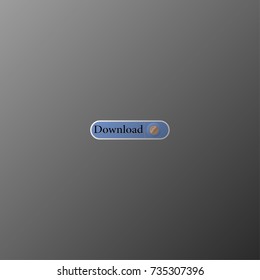 Realistic Download Button
