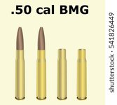 realistic drawn bullet