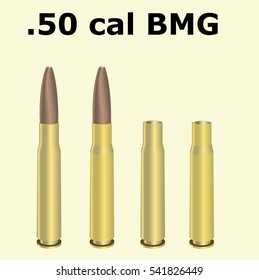 realistic drawn bullet