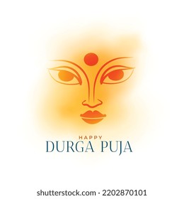 realistic durga pooja celebration background for navratri festival 