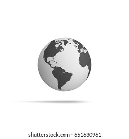 Realistic Earth Globe 