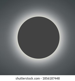 Realistic Eclipse Of The Moon, Lunar Eclipse