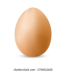 realistic egg illustration vector isolated on white background eps10