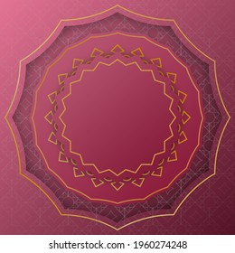 Realistic eid al-fitr illustration background social media