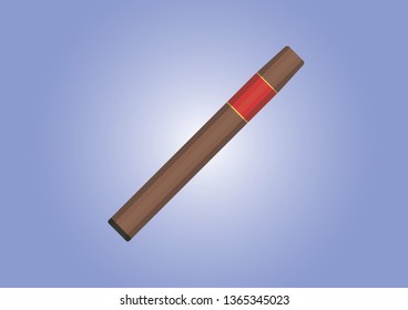 Realistic Electronic cigar illustration vape device  - Vector