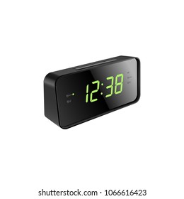 Realistic electronic clock , vector design