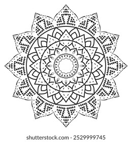 Realistic Elegant Mandala Decorative Design Background