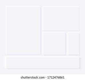Realistic Elegant White Mockup Design