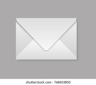 Realistic envelope mockup. Stock vector
