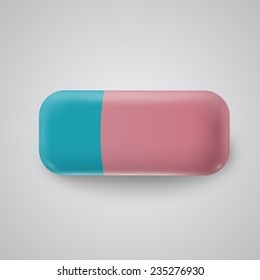 A realistic eraser, vector