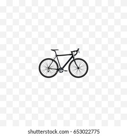 Realistic Exercise Riding Element. Vector Illustration Of Realistic Cyclocross Drive Isolated On Clean Background. Can Be Used As Cyclocross, Bike And Bicycle Symbols.