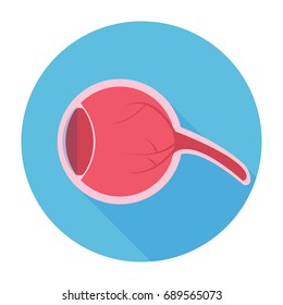 Realistic eye icon