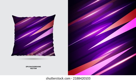 Realistic Fabric textile pattern design template vector. 
Simple Fabric Painting Designs For Pillow Covers vector