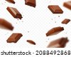 background chocolate 3d