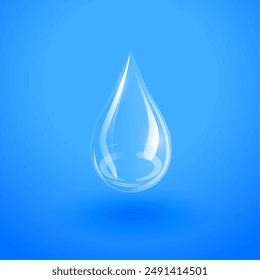 realistic and falling rain droplet backdrop design vector