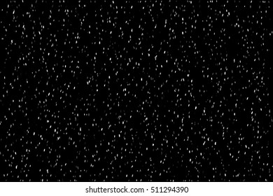 Realistic falling snow. Vector illustration. New Year Weather Background.