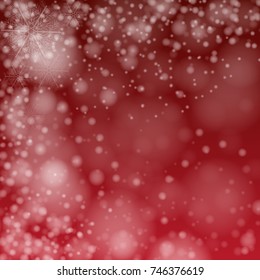 Realistic falling snowflakes. Isolated on gray background. Vector illustration, eps 10.
Snowflakes, snowfall.