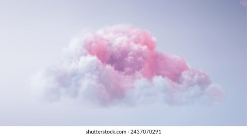 Ilustración fantasía realista nube