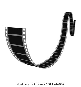 Realistic filmstrip vector