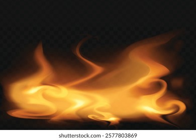 Realistic Fire Abstract Background design of illustration
