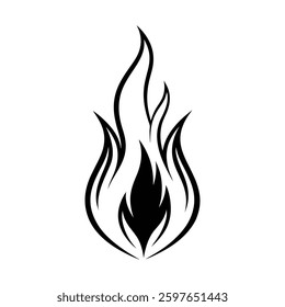 Realistic Fire Flame Effect Set Transparent Vector - Dynamic Flame Illustration Collection