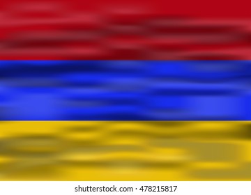 realistic flag armenia