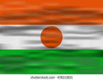 realistic flag niger