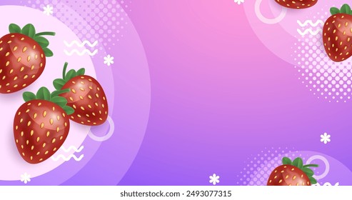 Realistic flat background vector design in eps 10