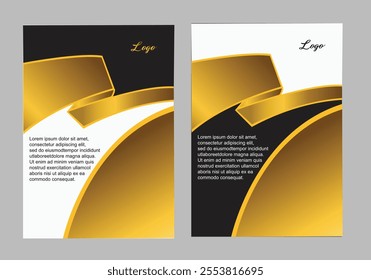 Realistic flyer print design background