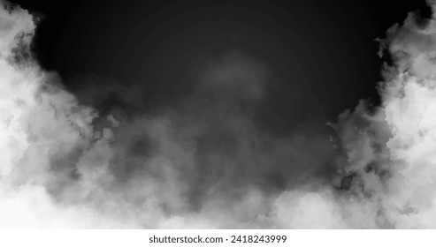 Realistic fog background vector design in eps 10