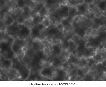 Realistic fog or smoke. Vector seamless pattern. Cloudiness mist, smog or fog. Black background. Fog dust texture. Gas explodes, ice fog blowing. Texture dark mist. Smoke flow on dark background