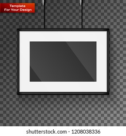 Realistic frame. Perfect for your presentations