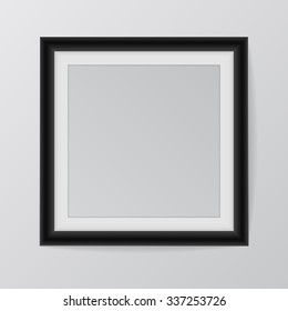 Realistic frame. Perfect for your presentations Vector illustration