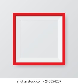 Realistic frame. Poster mock up template.  Perfect for your presentations. Vector illustration