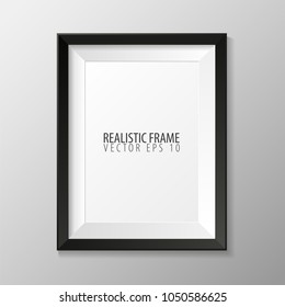 Realistic frame for your presentations. Vector illustration