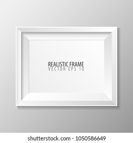 Realistic frame for your presentations. Vector illustration