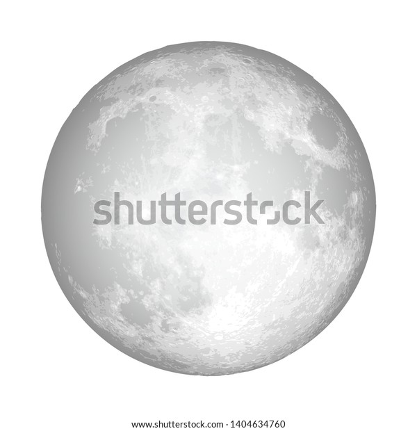 Realistic full moon.\
Astrology or astronomy planet design. Colour tones and textures\
grouped by colour. Vector.\

