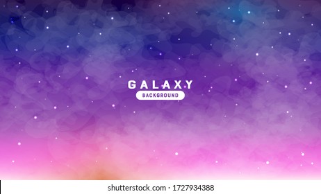 Realistic Galaxy Background Template Free