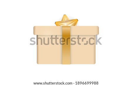 Similar – Image, Stock Photo gift box and gold horse pattern composition. holiday background