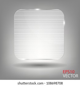 Realistic glass frames. Vector illustration