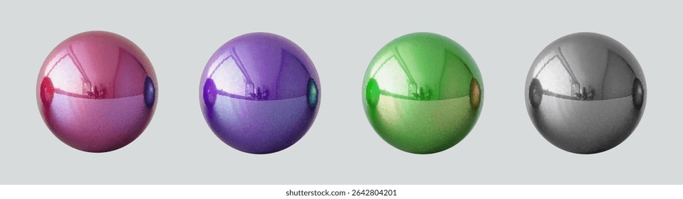 Realistic glossy  rainbow ball.Abstract 3D light bubble with glare.Geometric abstract  iridescent liquid shape.